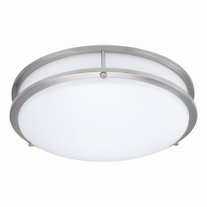 LED Double Ring Flush Mount Ceiling Light