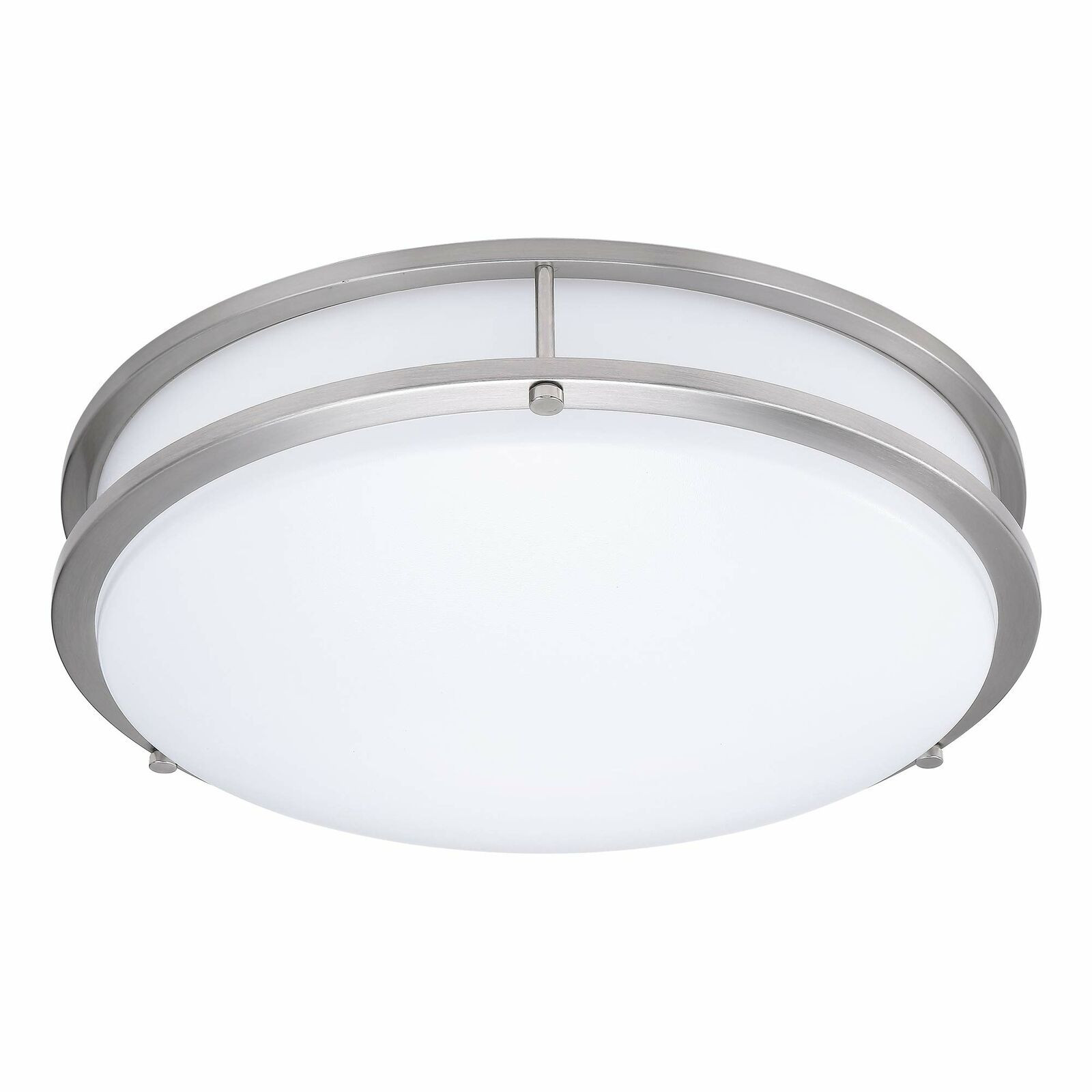 LED Double Ring Flush Mount Ceiling Light
